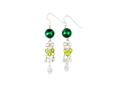 Malachite Dangle Earrings